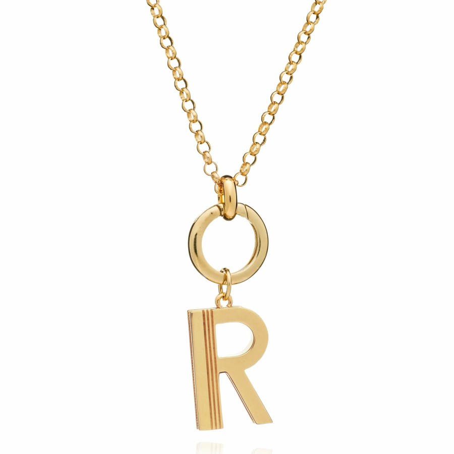 Category Vendor Initial Necklaces | Statement Initial Necklace Short