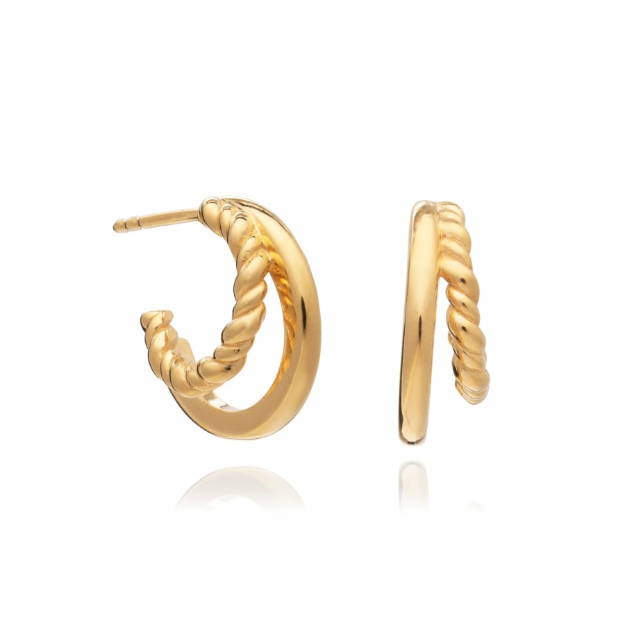 Category Vendor Hoop Earrings | Illusion Huggie Hoop Earrings