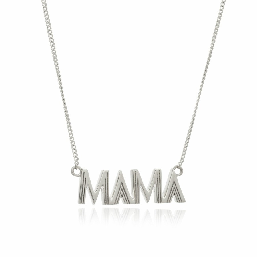 Category Vendor Initial Necklaces | Art Deco Mama Necklace