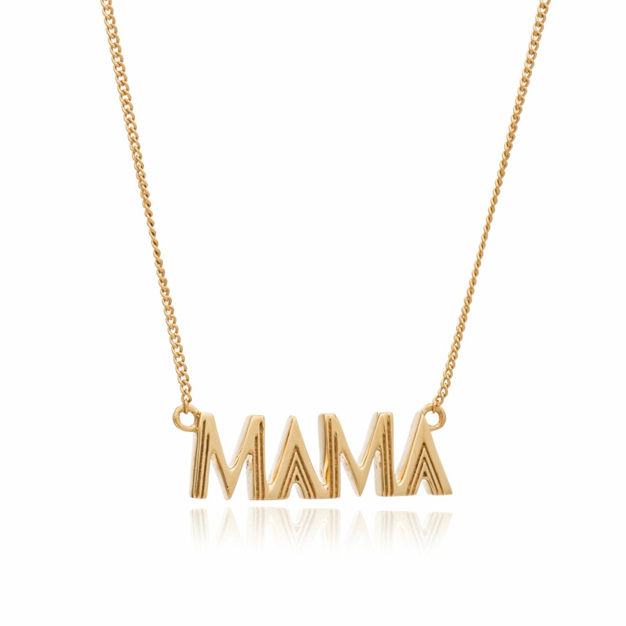 Category Vendor Initial Necklaces | Art Deco Mama Necklace