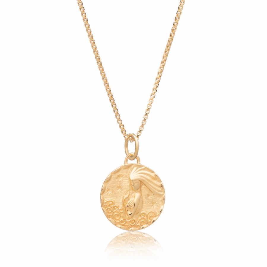 Category Vendor Zodiac Necklaces | Zodiac Art Coin Necklace